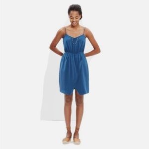 Women’s Madewell Sandstar silk dress, size 4